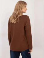 Blúzka DHJ BZ 19238.26 hnedá - FPrice Blúzka DHJ BZ 19238.26 hnedá - FPrice