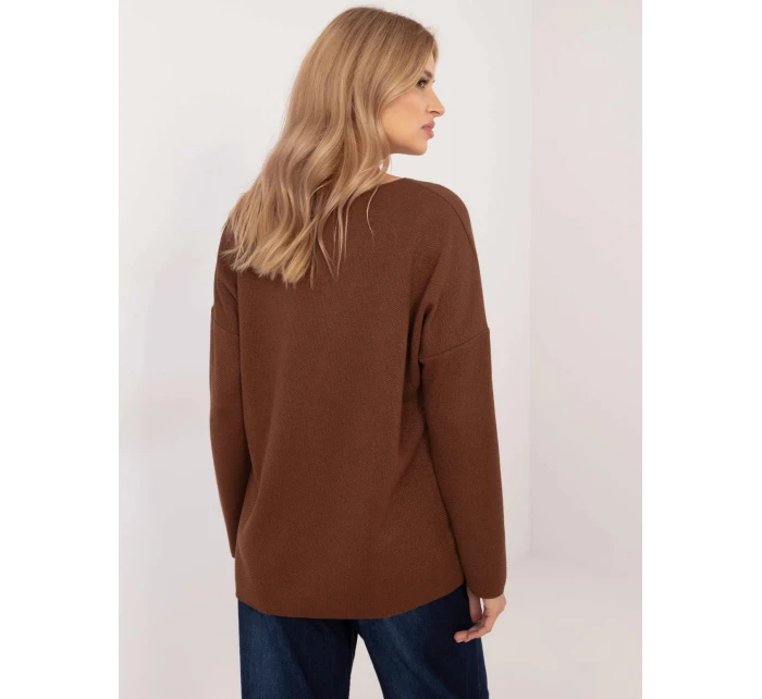 Blúzka DHJ BZ 19238.26 hnedá - FPrice Blúzka DHJ BZ 19238.26 hnedá - FPrice