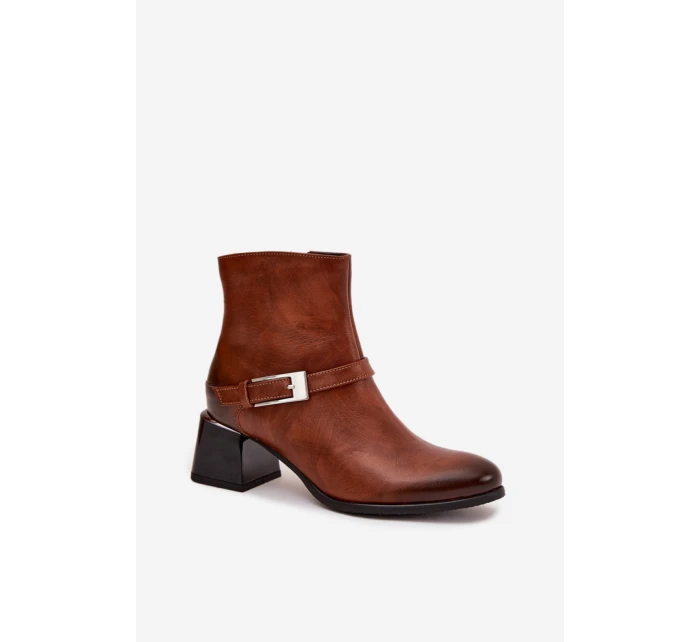 Topánky na podpätku model 217800 Krok vo veľkom štýle