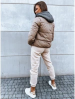 Dámská prošívaná bunda camel Dstreet model 21971050 - FashionStreet Dámská prošívaná bunda camel Dstreet model 21971050 - FashionStreet