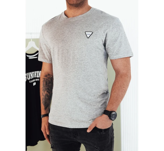Pánské základní šedé tričko Dstreet model 21974383 - FashionStreet