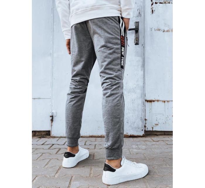 FashionStreet pánske svetlosivé tepláky UX4272