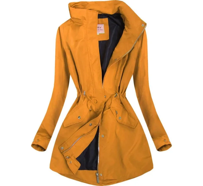 Žlutá bunda typu parka model 16143745 - MHM Žlutá bunda typu parka model 16143745 - MHM