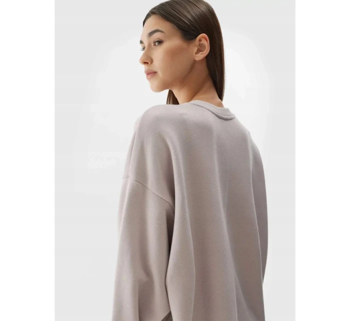 Dámska mikina bez podšívky s kapucňou 4F 4FAW23TSWSF0764-56S