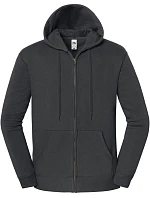 Fruit of the Loom Iconic Premium mikina s kapucňou z hrubej bavlny 16.2286 light graphite Fruit of the Loom Iconic Premium mikina s kapucňou z hrubej bavlny 16.2286 light graphite