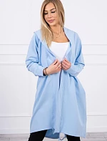 Modrá bunda s potlačou