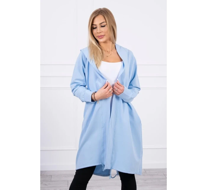 Modrá bunda s potiskem