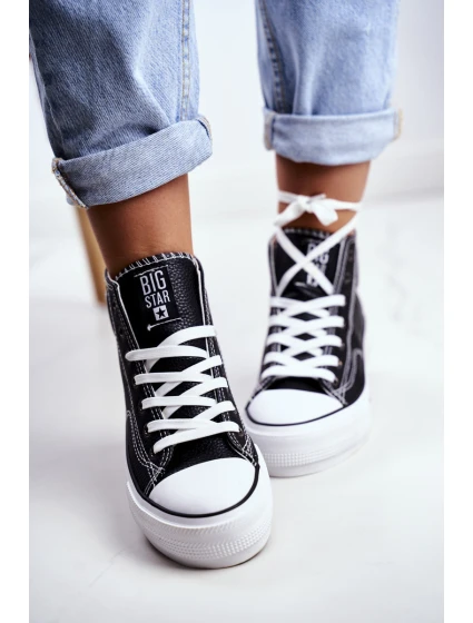 Trampki Damskie Big Star Czarne GG274012