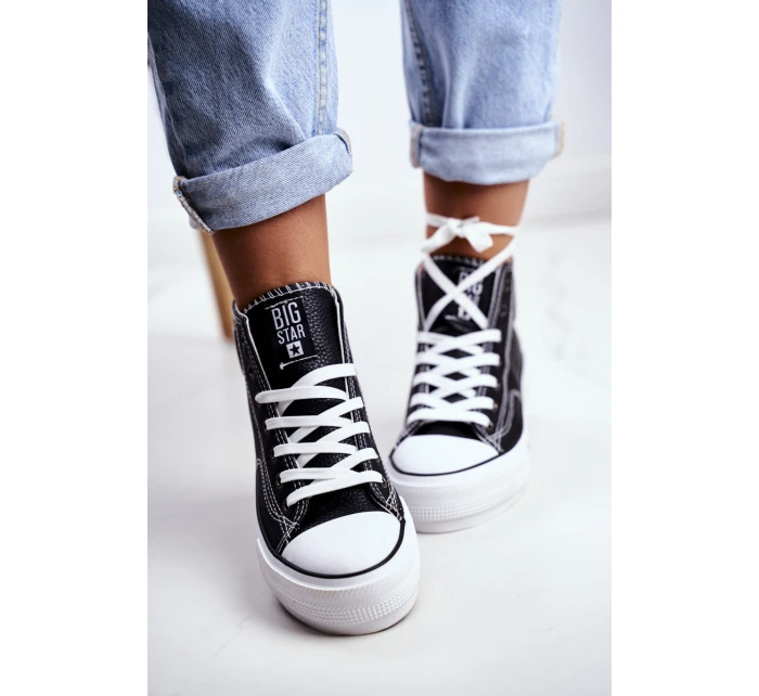 Trampki Damskie Big Star Czarne GG274012