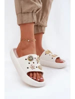 Dámské Pěnové Pantofle S  Bílé model 21697203 - VINCEZA