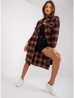 Košeľa EM KS 002/06.11P bordová