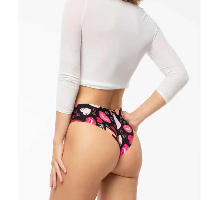 Dámske brazílske nohavice Kiss Me Simple Brasil Black mix - Julimex