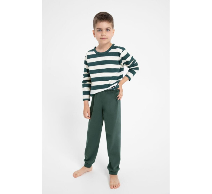 Chlapčenské pyžamo Blake zeleno-biele