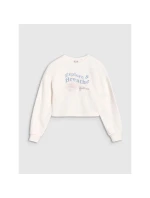 Dievčenská mikina bez kapucne 4F 4FJWSS25TSWSF1483-11S Dievčenská mikina bez kapucne 4F 4FJWSS25TSWSF1483-11S