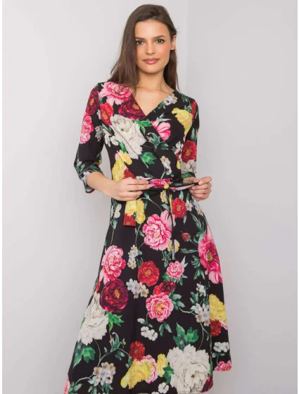 Sukienka LK SK model 19373343 czarno czerwony - FPrice