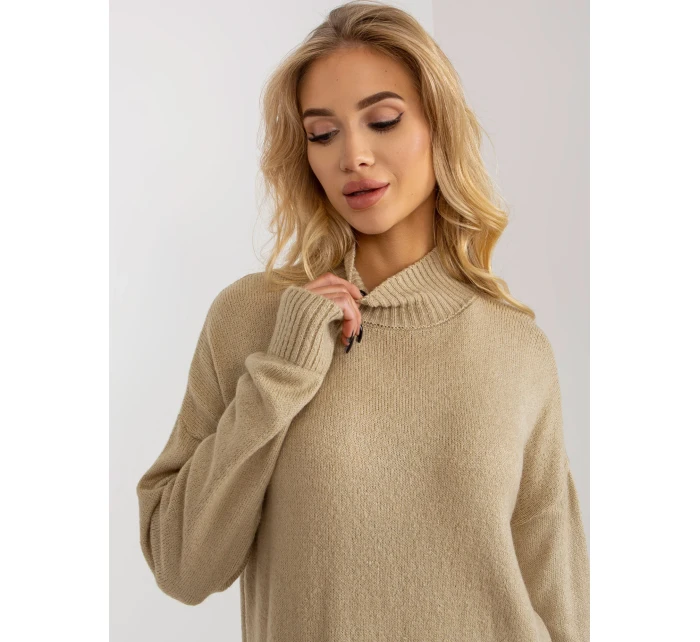 Dámsky sveter RV SW 7051 béžový