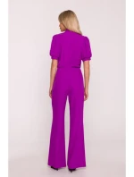 S421 Kombinéza s motýlikom - levanduľová