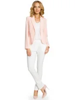 Dámské sako model 20849711 pudrově růžové - Moe