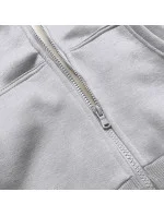 Svetlo šedá dámska športová mikina (W03-2)