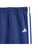 Adidas Essentials Detský fleece Tiberio 3 Stripes Blue KC6004