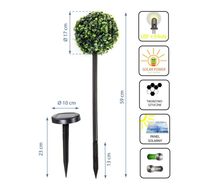 ZESTAW  3  27 LED model 21831057