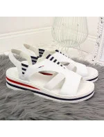 Sandály na platformě W model 22082975 bílé Rieker - Inny