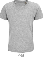 SOL'S Pioneer Kids Detské tričko z bio bavlny 25.3578 šedá melírovaná