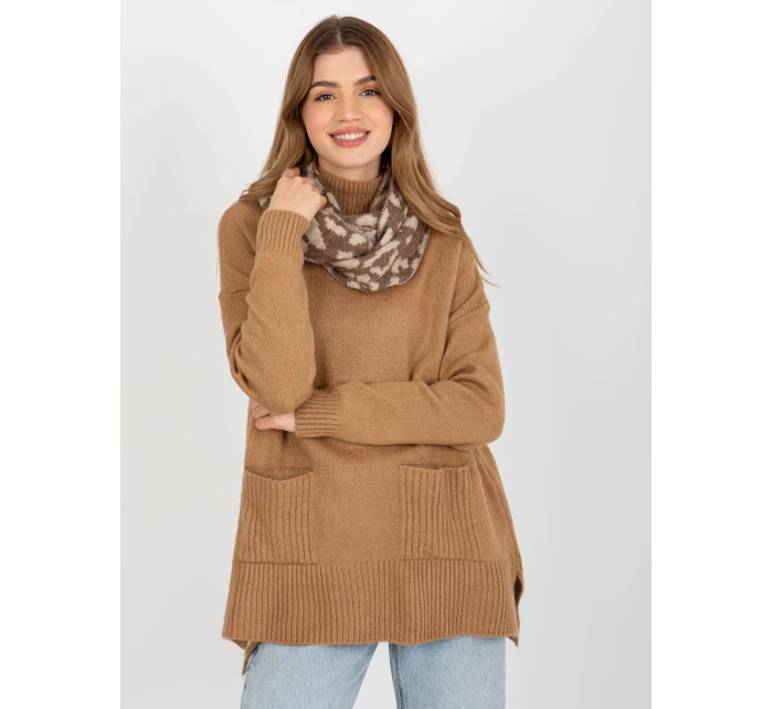 Tunelová šála AT KM ENEC  tmavě lila model 17935316 - FPrice