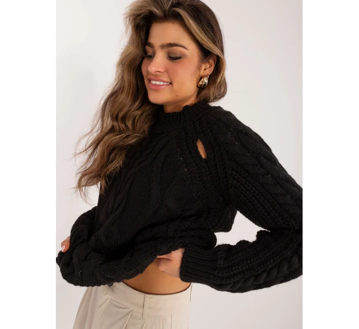 Jumper BA SW 1560.19 čierny