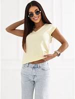 Tričko RV TS 6108.04 svetložlté