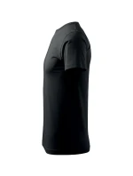 Základné recyklované tričko pánske čierne