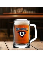 SUPERUČITEL (MARK) - pivný pohár 0,5 l