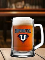 SUPERUČITEL (MARK) - pivný pohár 0,5 l