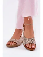 Model topánok na podpätku 215018 Krok v štýle