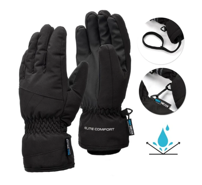 Zimní rukavice model 21811713 M černé - Meteor Zimní rukavice model 21811713 M černé - Meteor