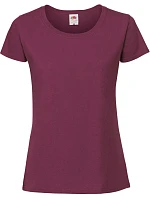 LadyFit Iconic 195 T Dámské tričko z těžké bavlny model 22431590 burgundy - Fruit of the Loom LadyFit Iconic 195 T Dámské tričko z těžké bavlny model 22431590 burgundy - Fruit of the Loom