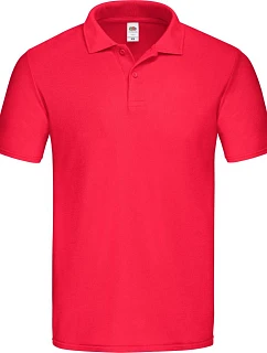Original Polo Pánské piqué polo model 22449685 red - Fruit of the Loom