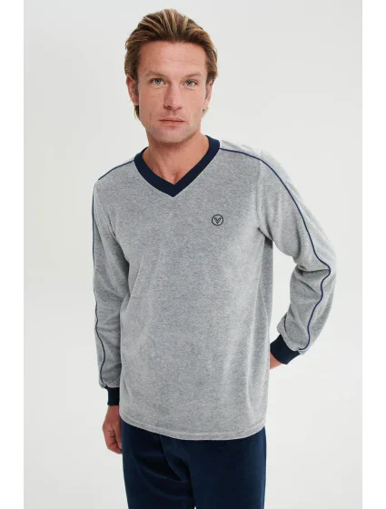 Pyžamo s dlouhým rukávem model 18936382 - Vamp Pyžamo s dlouhým rukávem model 18936382 - Vamp