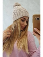 Fleecová čiapka Waleria K307 light beige Fleecová čiapka Waleria K307 light beige