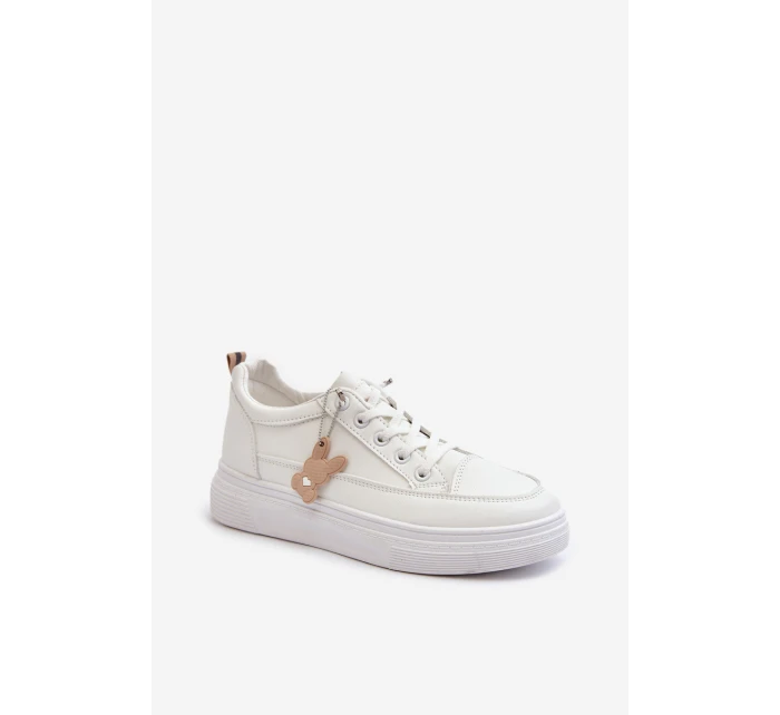 Dámské sportovní boty na platformě model 22010082 Bílá - VINCEZA