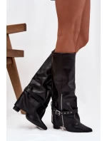 Topánky na podpätku model 217209 Krok vo veľkom štýle