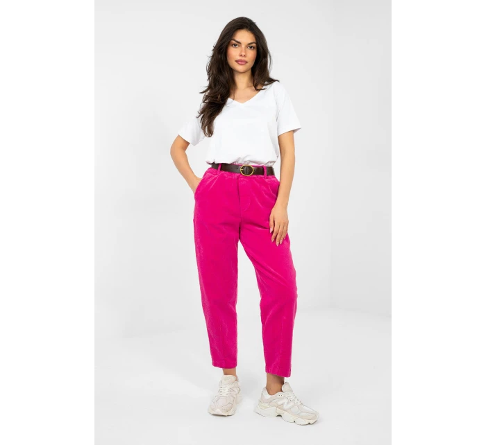 Šnúrové nohavice model 224059 Taliansko Moda