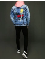 Pánska džínsová bunda modrá TX3224 Pánska džínsová bunda modrá TX3224