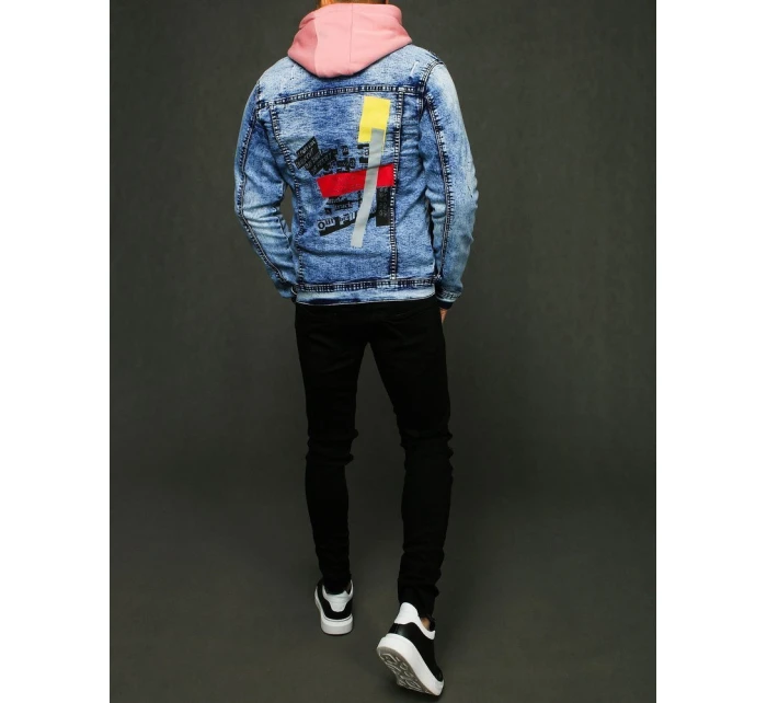Pánska džínsová bunda modrá TX3224 Pánska džínsová bunda modrá TX3224