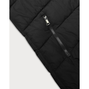 Čierna dámska zimná bunda s kapucňou J Style (16M9126-392)