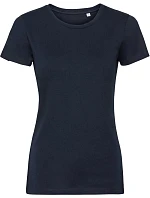 Russell Athletic 108F Dámske tričko Pure Organic 10.108F francúzska námornícka modrá