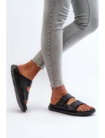 Lehké Pěnové Dámské Žabky S Big Star Černé model 21660710 - Big Star Shoes Lehké Pěnové Dámské Žabky S Big Star Černé model 21660710 - Big Star Shoes