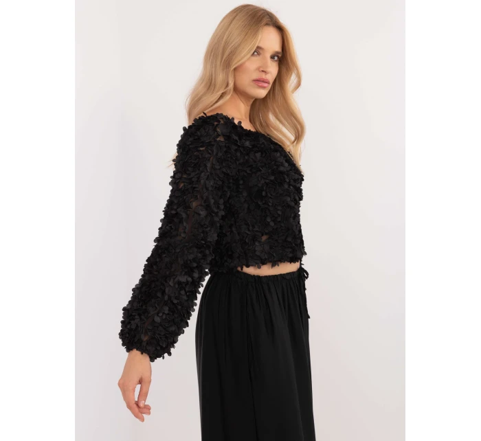 Blúzka MI BZ 26158.20 čierna Blúzka MI BZ 26158.20 čierna