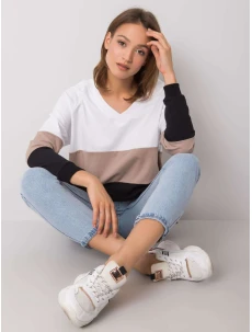 Mikina RV BL 5972.07 čierna a béžová