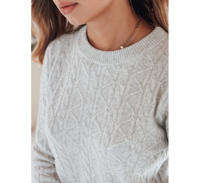 Dámský svetr šedý Dstreet model 21991023 - FashionStreet